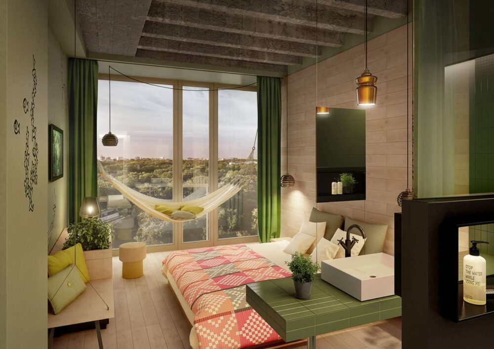 Explore the best hotels in Berlin: 25hours Hotel Bikini Berlin