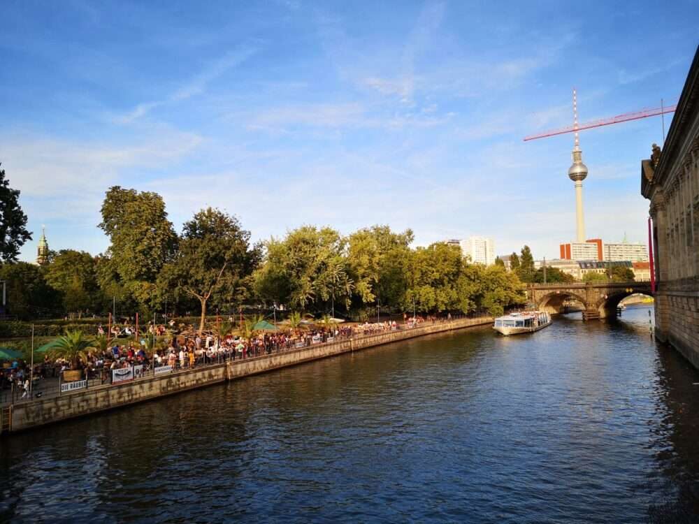 Explore the best lakes and beaches in Berlin: Strandbar Mitte