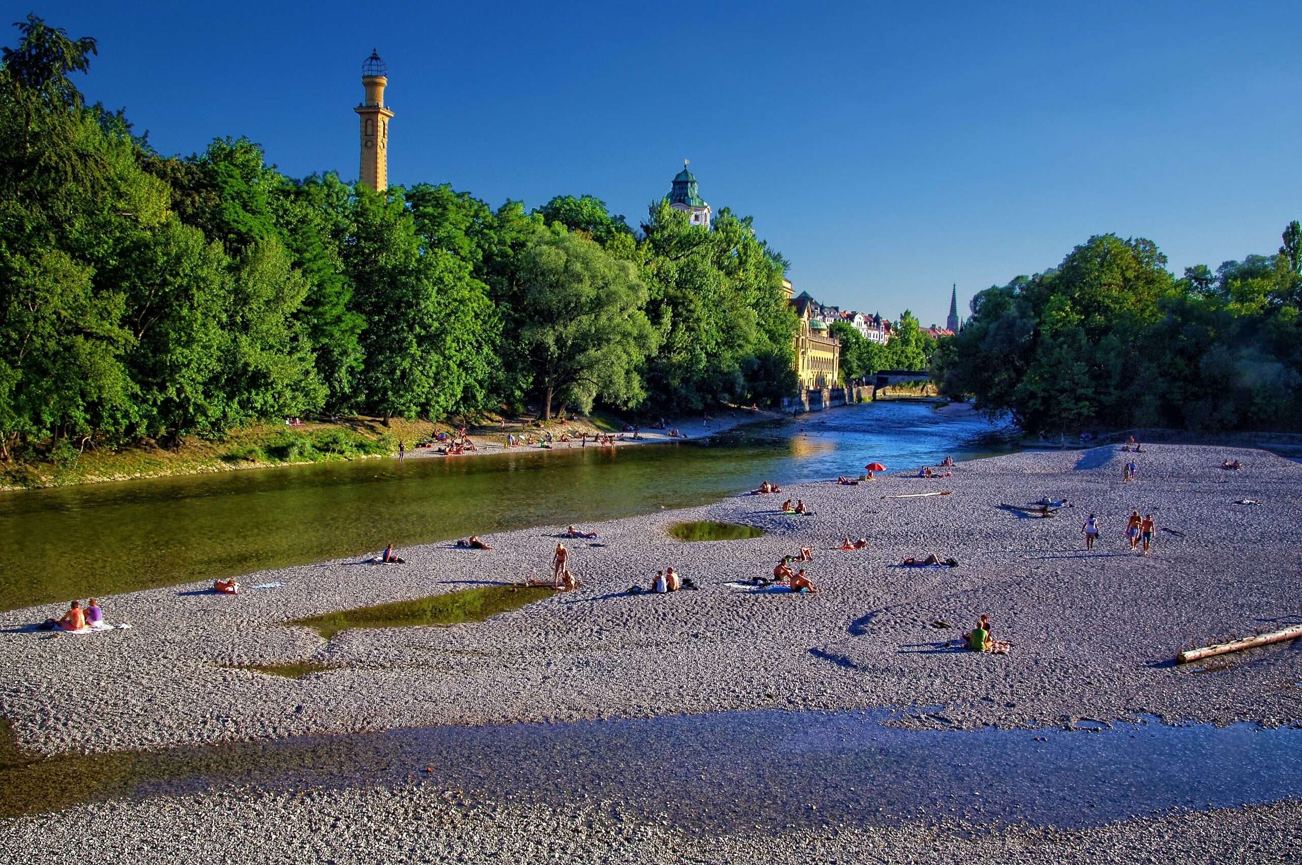 Explore the best beaches near Munich: Isarstrand