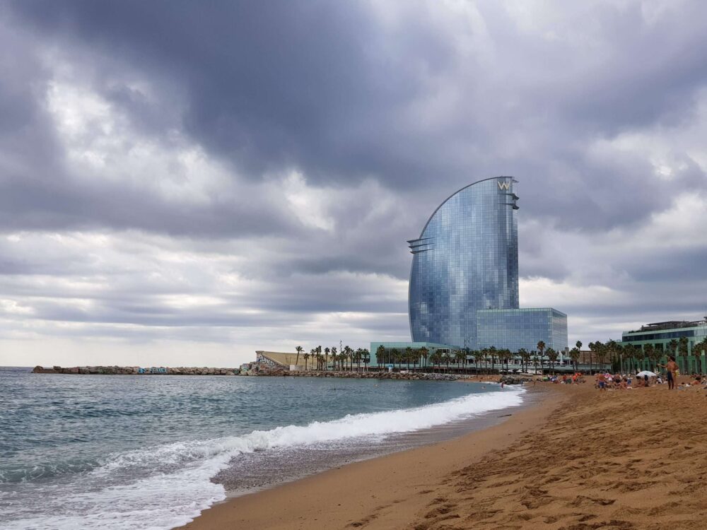 Explore the best beaches in Barcelona: Sant Sebastià Beach